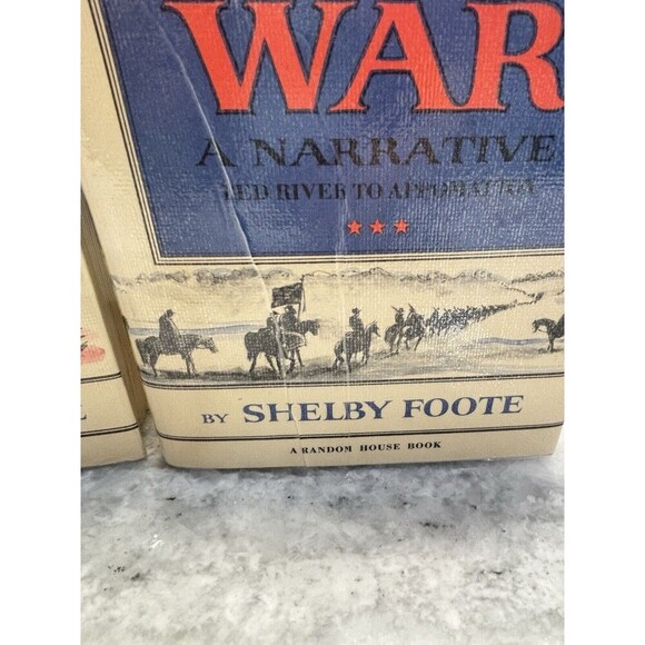 The Civil War A Narrative By Shelby Foote Hardcover With Dust Jackets 58, 63, 74 - Picture 5 of 16